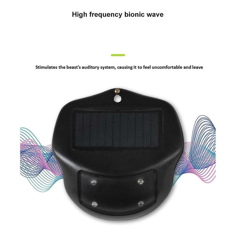 Animal Repellent,solar Predator Eye Night with Red Led Light,white