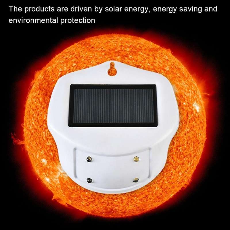 Animal Repellent,solar Predator Eye Night with Red Led Light,white