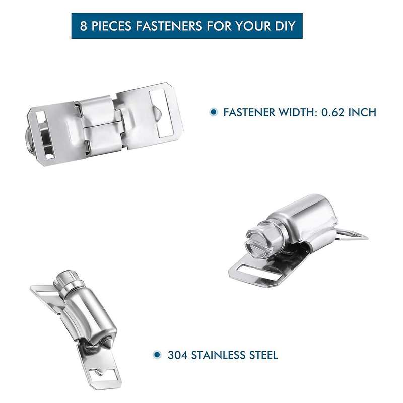 304 Stainless Steel Worm Clamp Hose Clamp Strap with Fasteners