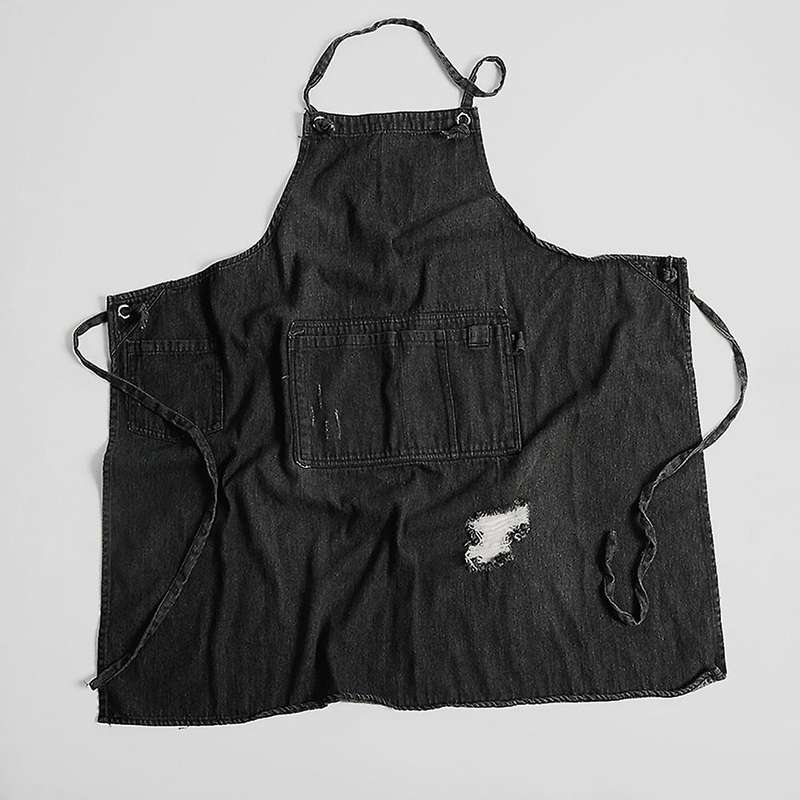 1 Denim Apron with Pockets for Baking, Painting,gardening,dark Gray
