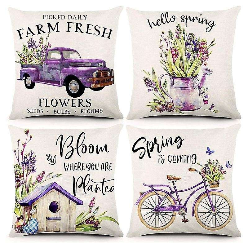 Spring Pillow Covers Spring Decorations for Spring Home Decor