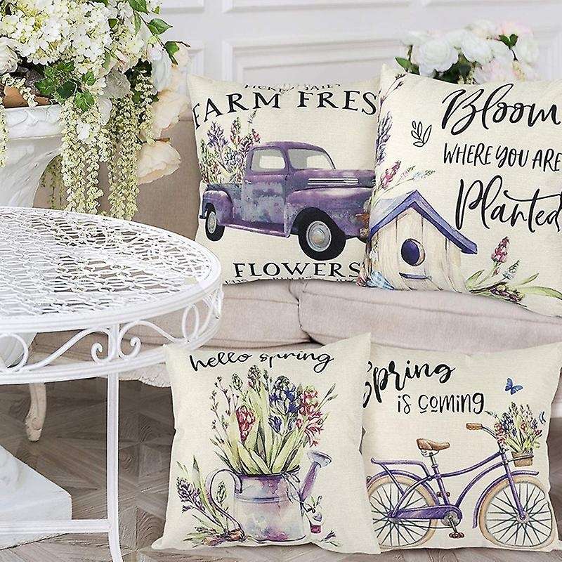 Spring Pillow Covers Spring Decorations for Spring Home Decor