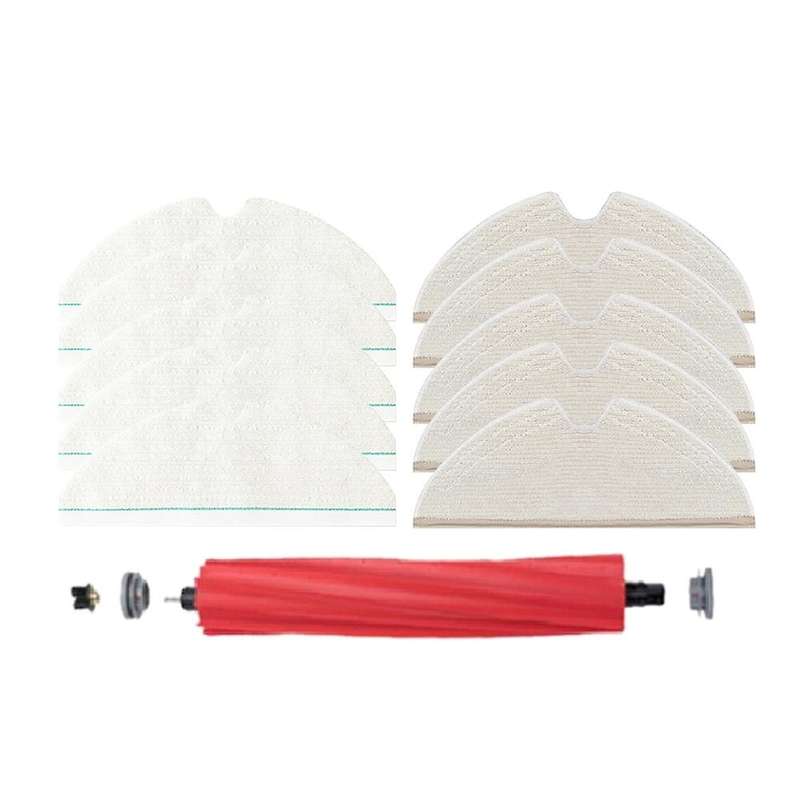 11pcs for Roborock T8/ Q7 Max / Max+ Washable Mop Cloth Main Brush