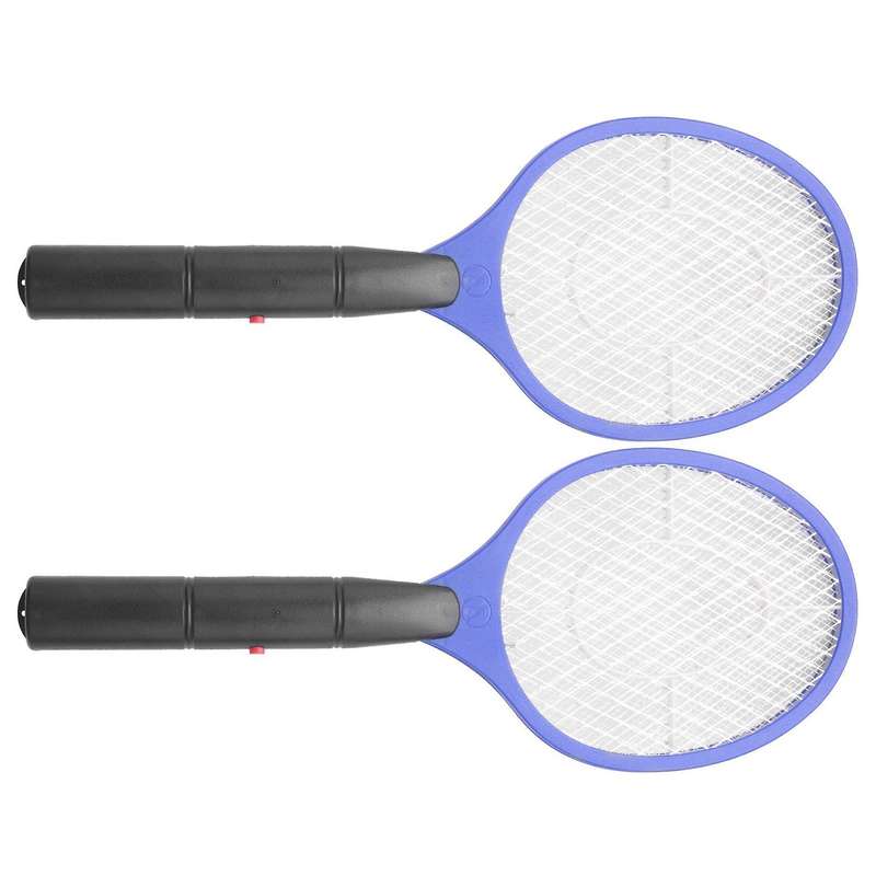 Batteries Operated Hand Racket Electric Mosquito Pest Swatter Killer