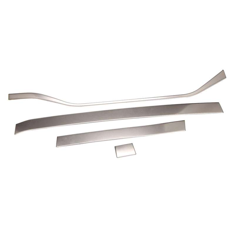 Dashboard Center Console Decorative Strips for T-roc 2017-2022 Silver