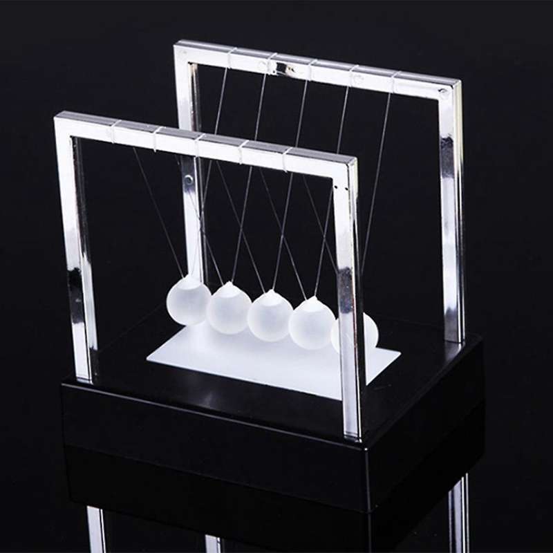 Newtons Cradle Led Light Up Kinetic Energy Home Office Science Toys