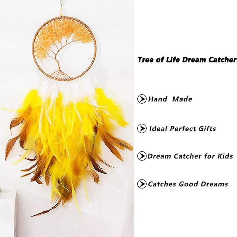 Tree Dream Catcher Handmade Feather Dream Catchers
