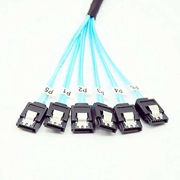 Hard Drive Cable,high Speed 6gbps Sata 3 Iii Cable for Server 1m