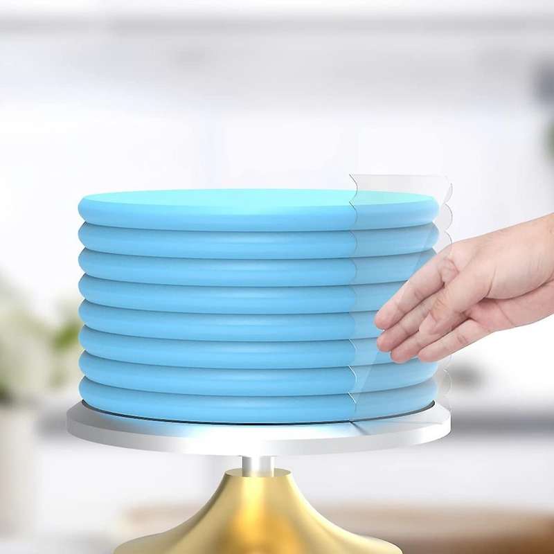 8pcs Cream Scraper Smoother Teeth Edge Pastry Tools Diy Decorating