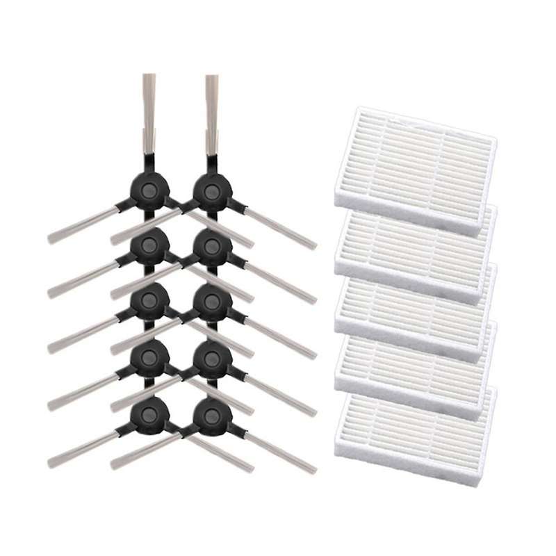 Side Brush Hepa Filter Mop Cloth for Proscenic P1 P2 P3 Sweeper