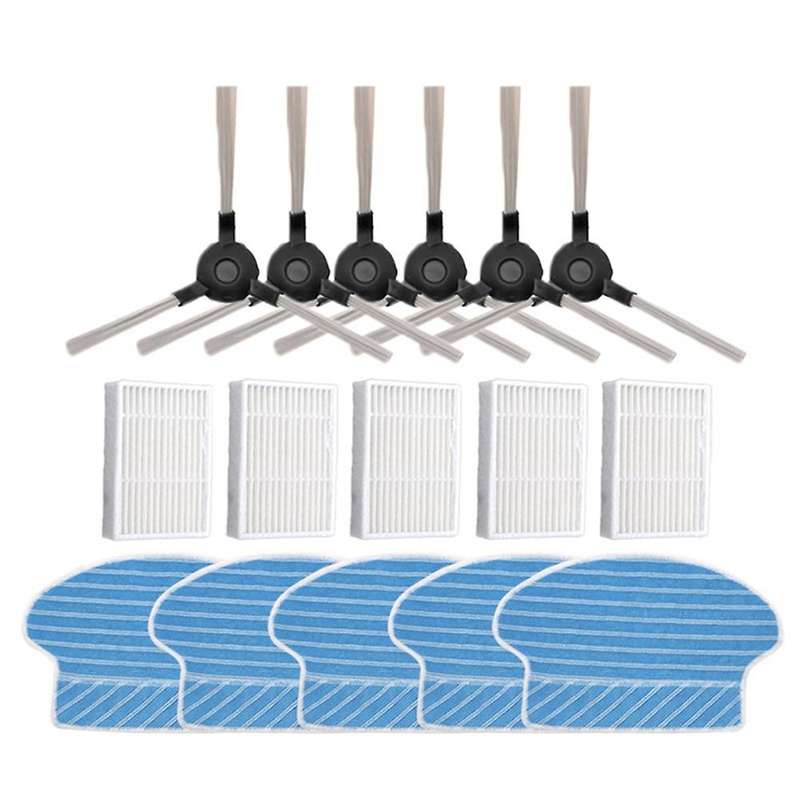 Side Brush Hepa Filter Mop Cloth for Proscenic P1 P2 P3 Sweeper