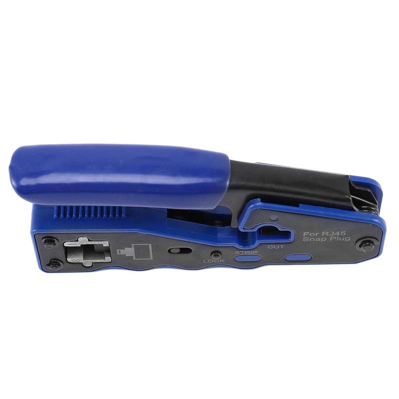 Rj45 Crimp Tool Pass Through Cutter for Cat6 Cat5 Cat5e 8p8c Modular