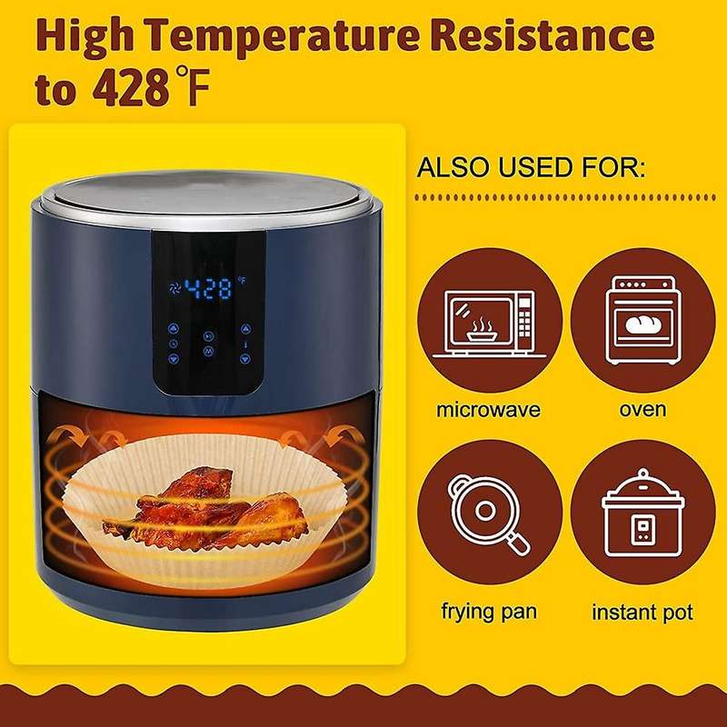 Air Fryer Disposable Paper Liners, for Baking, Cooking, Air Fryer B