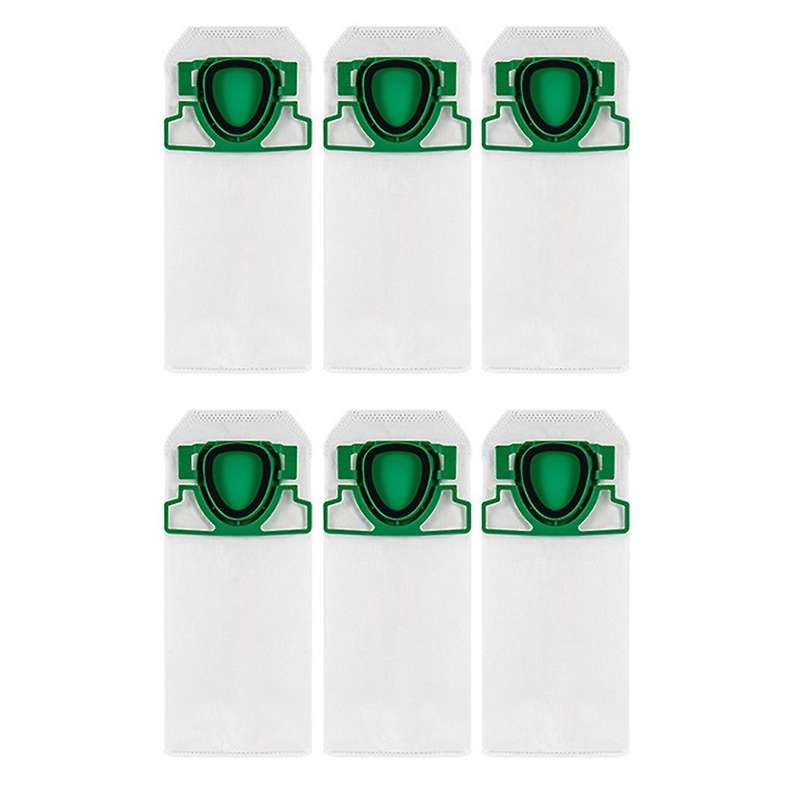 6 Packs Vacuum Cleaner Dust Bag for Vorwerk Kobold Vk200 Dust Bag
