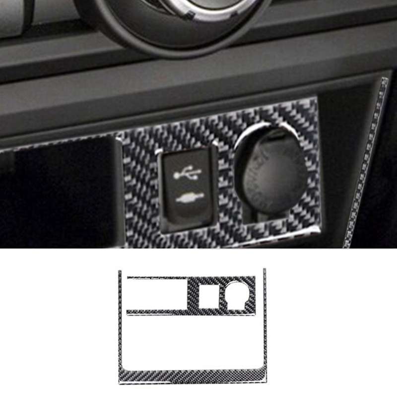 Car Cigarette-lighter Panel Carbon Fiber for Toyota 4runner 2010-2020
