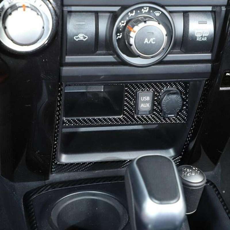 Car Cigarette-lighter Panel Carbon Fiber for Toyota 4runner 2010-2020