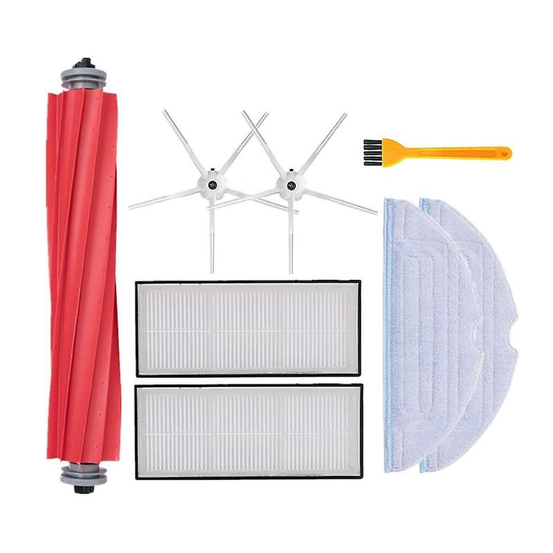 8pcs Replacement Parts Kit for Xiaomi Roborock S7 Robot Vacuum White