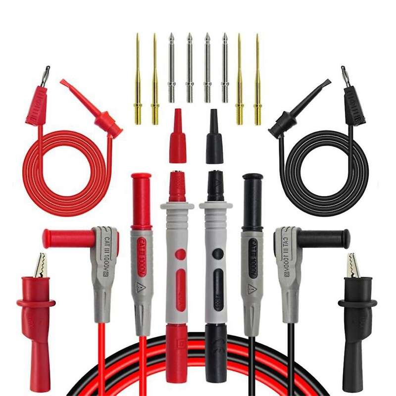 P1308b 18 In 1 Test Lead Kit Probe Banana Plug to Test Hook Cable