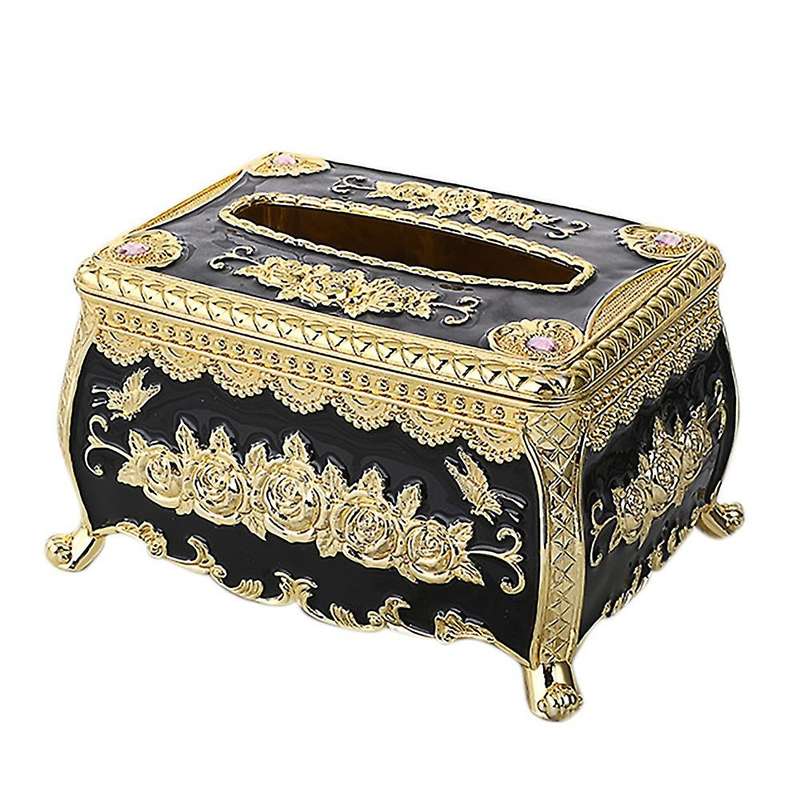 Creative Modern European Ornate Tissue Box Cover, Luxury Noble(b)