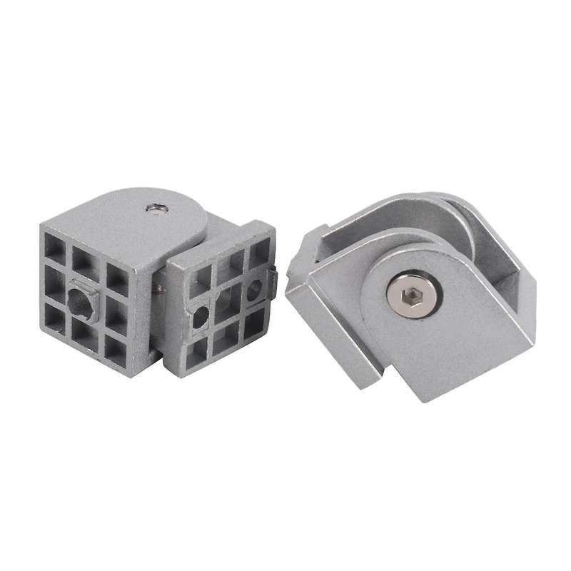 2pcs Aluminum Alloy Pivot Joint for Aluminum Extrusion 2020 Series