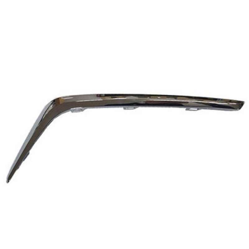 Car Chrome Front Right Bumper Lower Grille Trim Strips Fog Light Trim