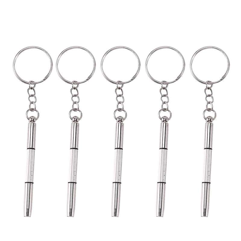 100pcs 3 In 1 Eyeglass Screwdriver Sunglass Glasses Watch Repair Tool