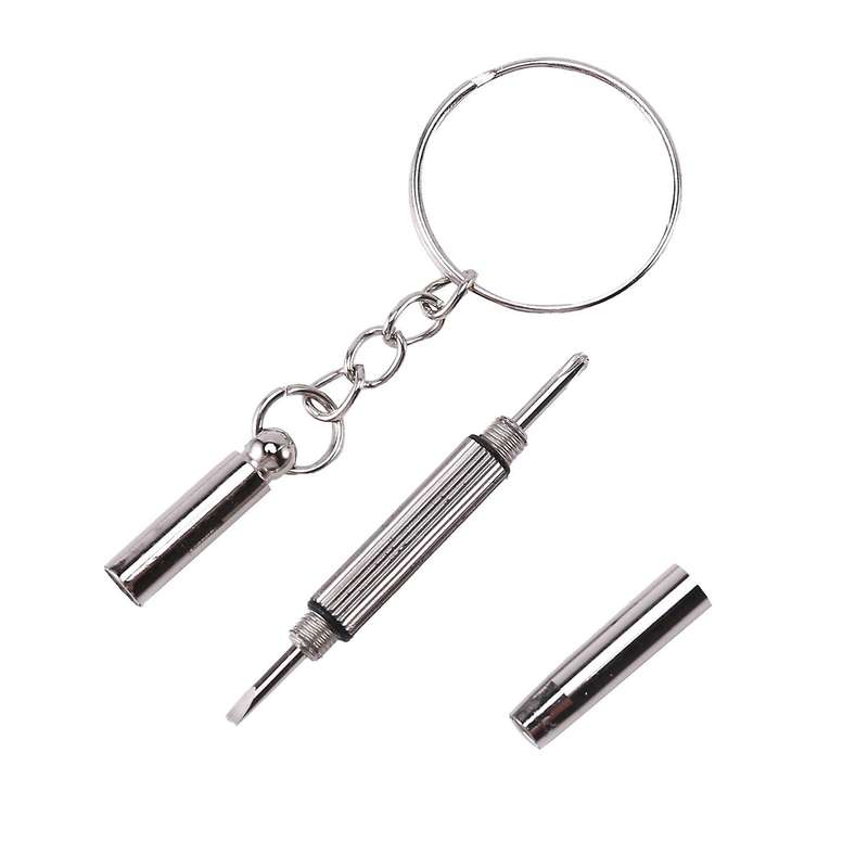 100pcs 3 In 1 Eyeglass Screwdriver Sunglass Glasses Watch Repair Tool