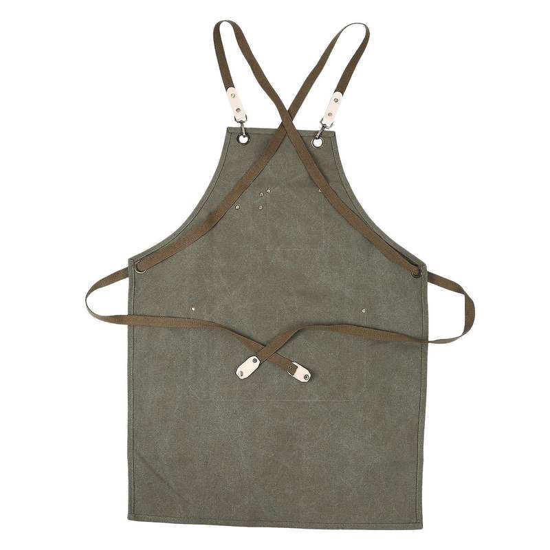 Denim Canvas Painting/hairdressing/barista Restaurant Apron Green