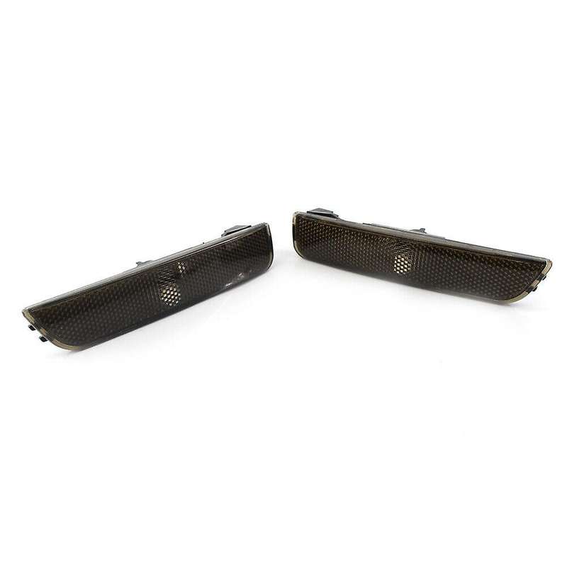 1 Pair Driver Passenger Side Marker Lamp for Passat 2001-2005 Black