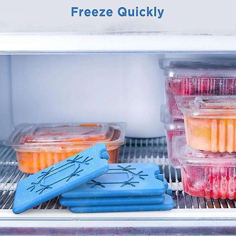 Ice Packs for Lunch Box - Long-lasting Cool Packs for Coolers, 8pack