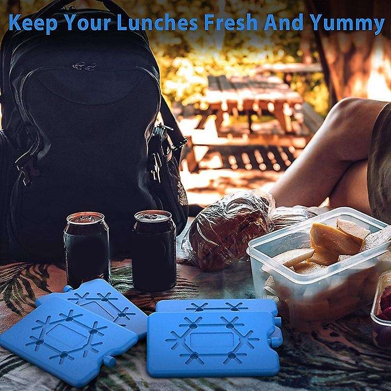 Ice Packs for Lunch Box - Long-lasting Cool Packs for Coolers, 8pack