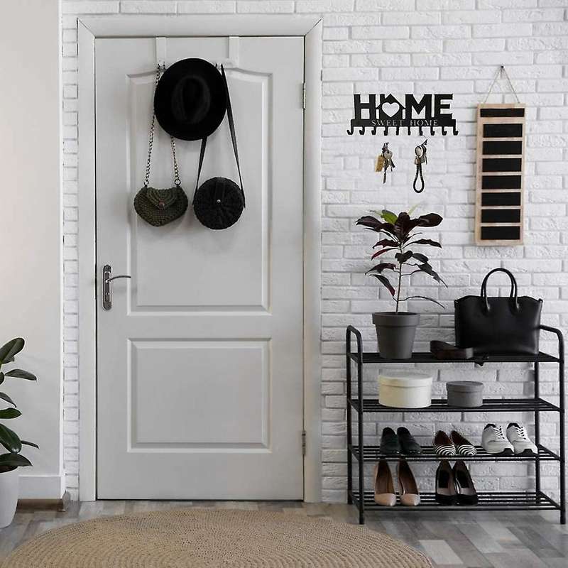 Key Holder for Wall Mount (10-hook Rack) Decor,metal for Front Door