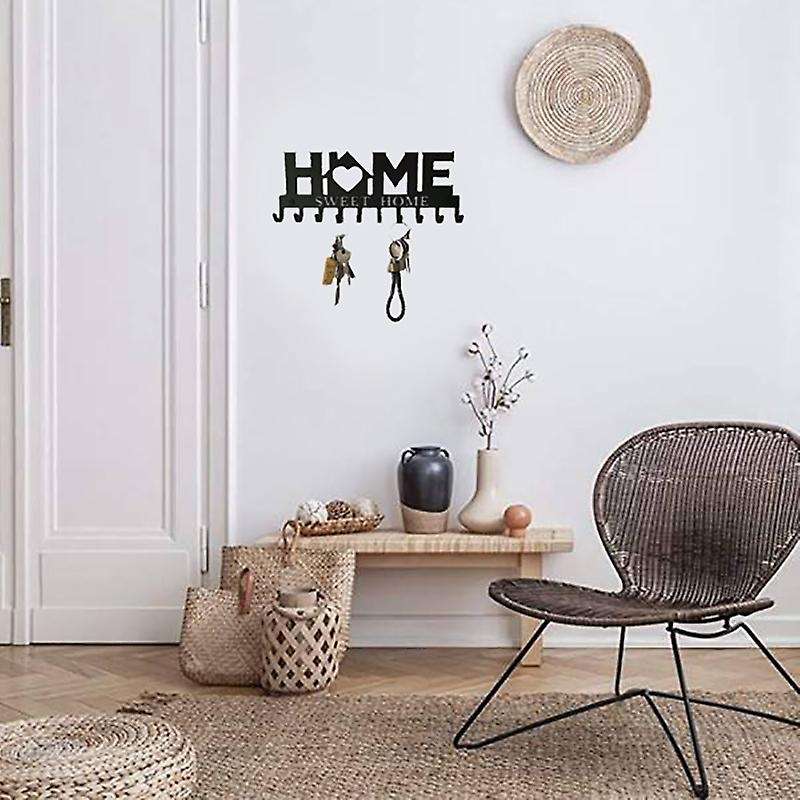 Key Holder for Wall Mount (10-hook Rack) Decor,metal for Front Door