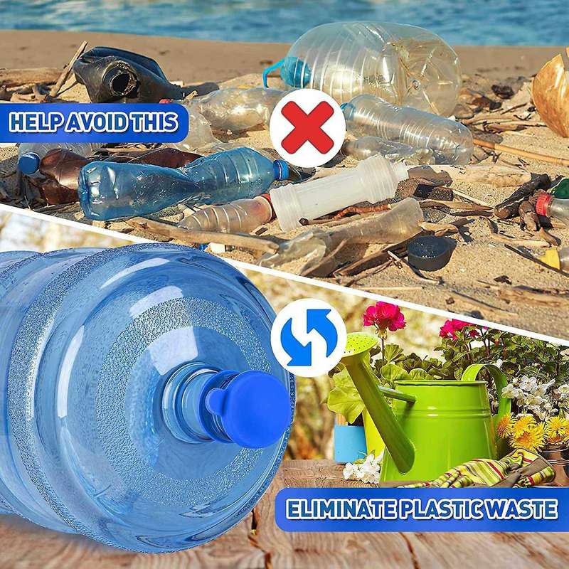 5-gallon Water Bottle/jug Caps Reusable -for 55mm Bottles (pack Of 8)