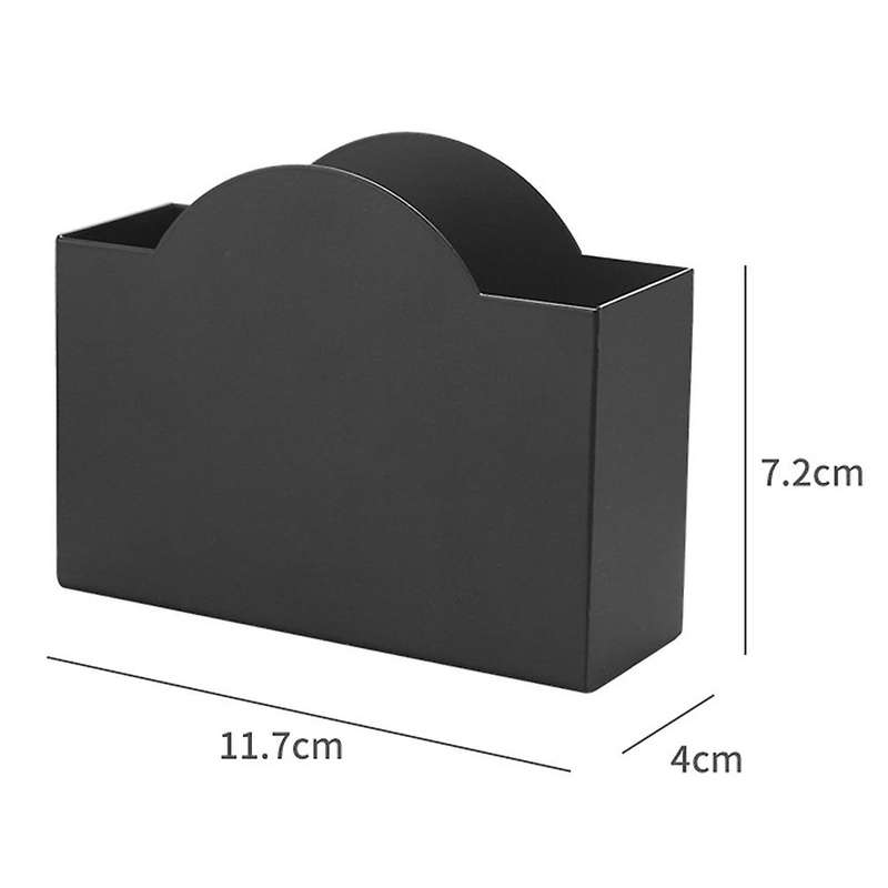 Paper Towel Rack Stainless Steel Vertical Tissue Holder Black, C