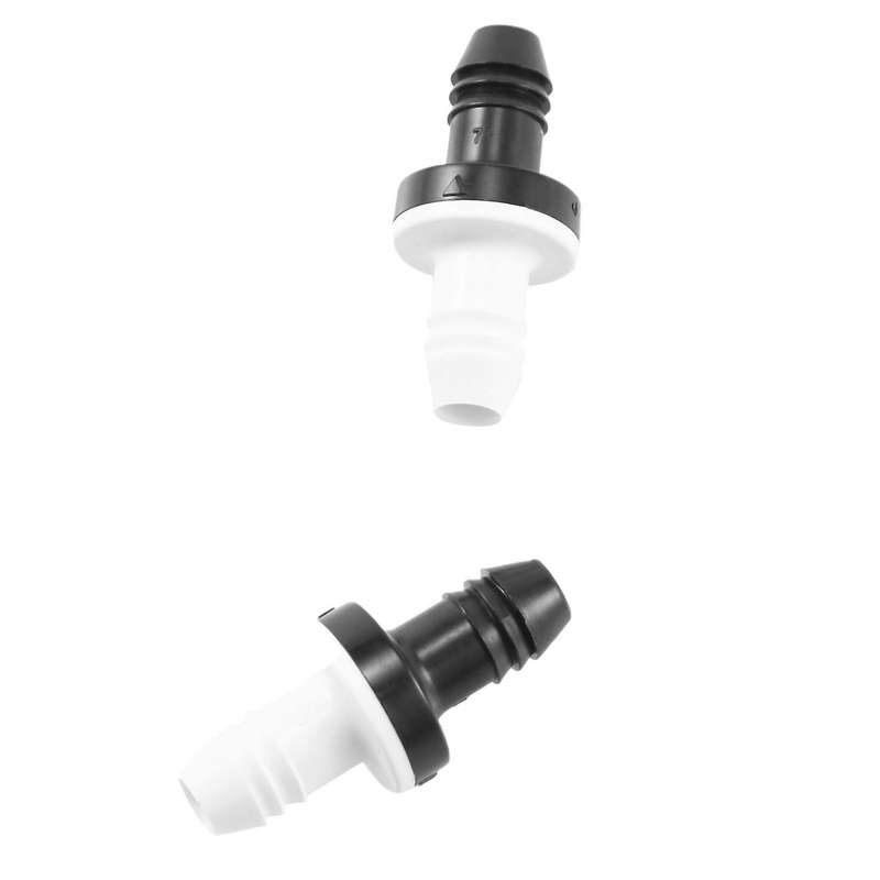8pcs 3/8 Inch 10mm Inline Abs One Way Water Non Return Check Valve