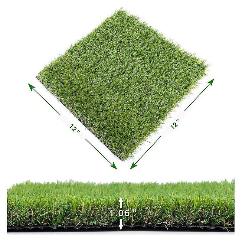 4pcs Artificial Garden Grass,12x12in Miniature Ornament Diy Grass