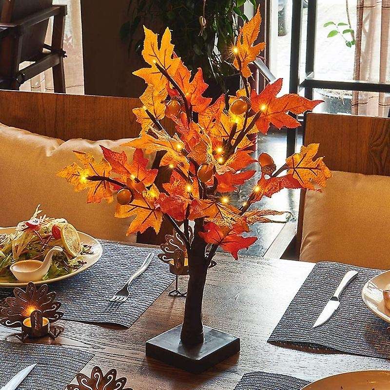 Tabletop Lighted Maple Tree Battery Operated, Table Decoration Lights