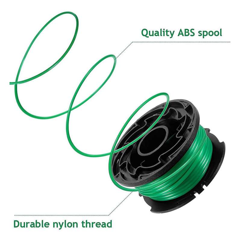 6 Pcs Thread Spools for Black and Grass Trimmer, 5.9m, Diameter 2mm