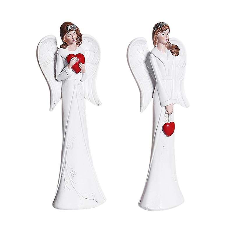 Home Modern Resin Angel Statue Character Home Decor Nordic- C
