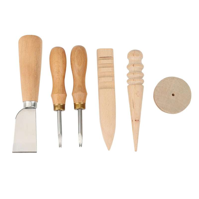 Leather Craft Edge Beveler Scraper Handle for Diy Leather Craft Tool
