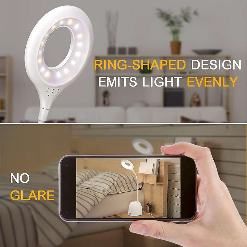 Led Desk Lamp, Study Lamp for Kids, with Pen Holder, Reading Light