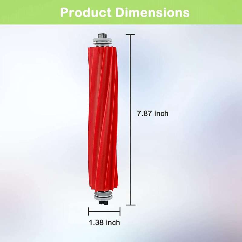 3 Pcs Replacement Parts Roller Brushes Compatible for Xiaomi Mi