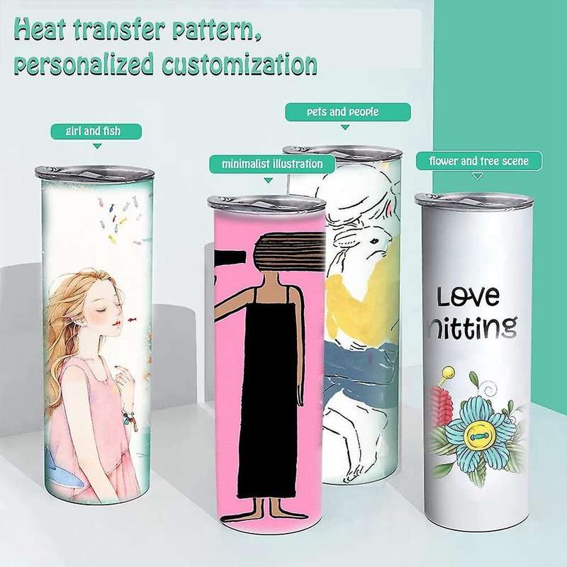 Sublimation Glass Silicone Sleeves, 20oz Tumbler Heat Press Machine