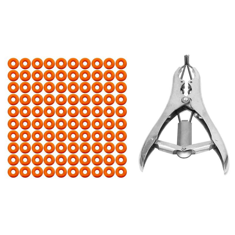 1pcs Farm Castration Bander Forceps Pliers Tail Dock Cattle Sheep