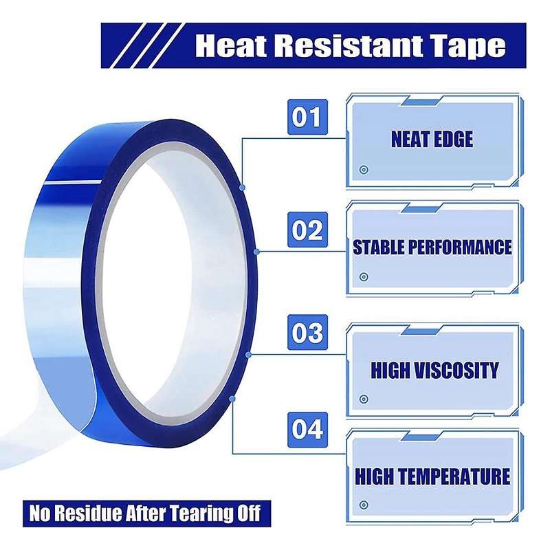 4 Rolls 20mm X33m Heat Transfer Tape for Heat Sublimation Press Vinyl