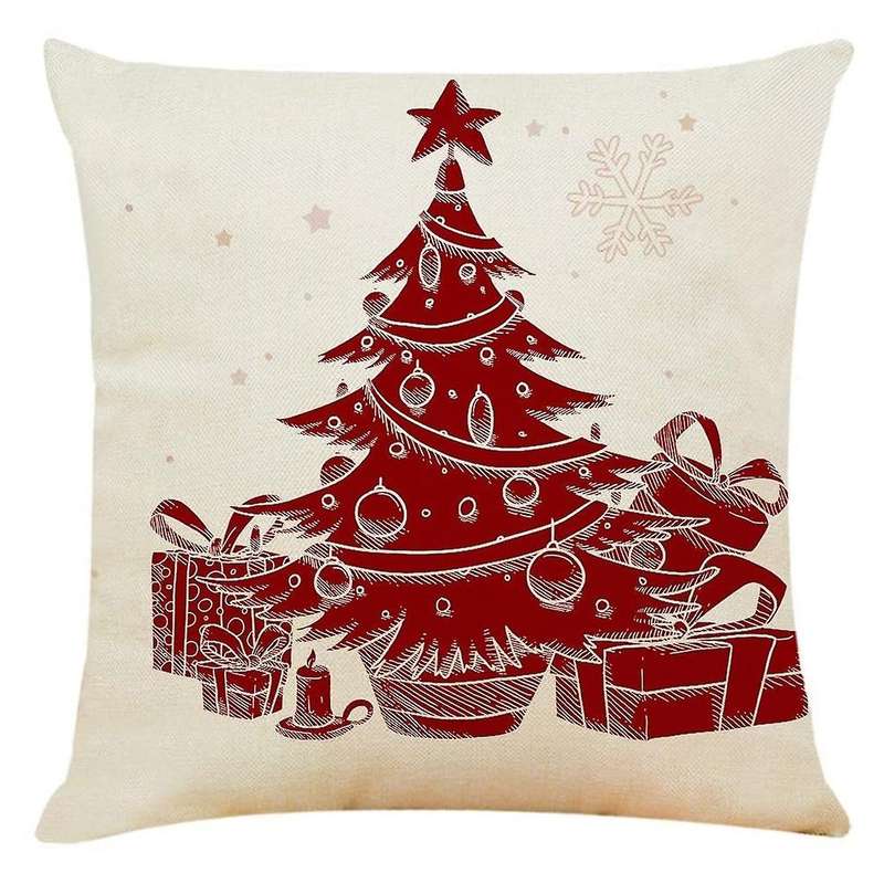 Throw Pillow Covers Christmas Decorative Couch Pillow Square Cushion