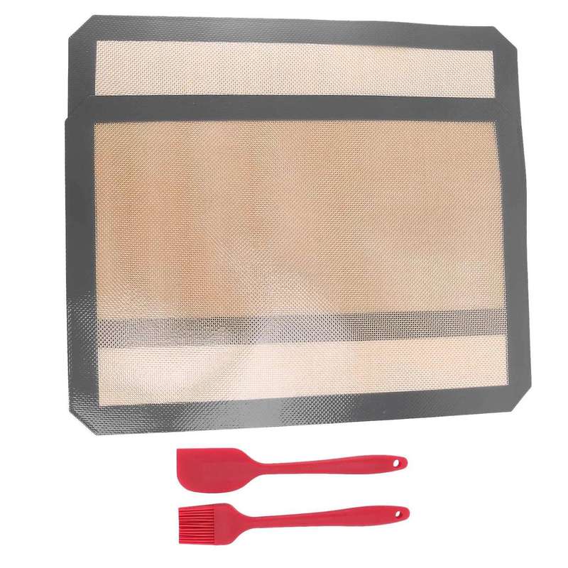 Silicone Baking Mat,set Of 2 Half Sheet, for Bake Pans & Rolling - A
