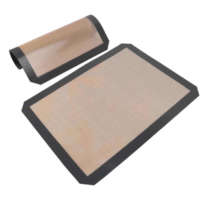 Silicone Baking Mat,set Of 2 Half Sheet, for Bake Pans & Rolling - A