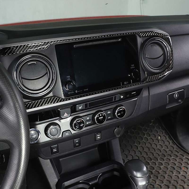 Carbon Fiber Navigation Decorative Strip for Toyota Tacoma 2015-2020
